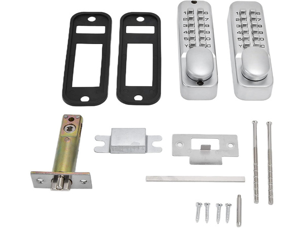 Code lock mechanical code lock keypad handle without batteries