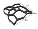 Forma do kostki brukowej kamienia betonu kocie łby