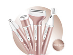 Depilator rasoir corps femmes jambes tondeuse 4in1 embouts interchangeables usb