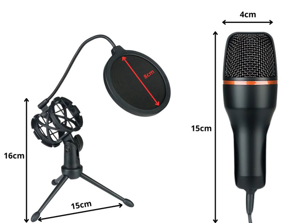 Stúdió mikrofon usb rgb állvány számítógépes stream játékhoz kardioid