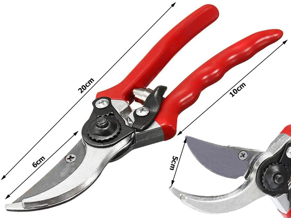 Garden hand pruner shrub pruning shears forged steel