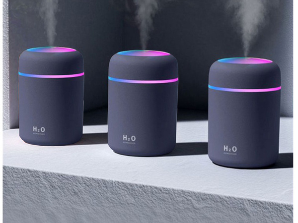 Mini zvlhčovač vzduchu difúzor aromaterapeutická hmla usb rgb