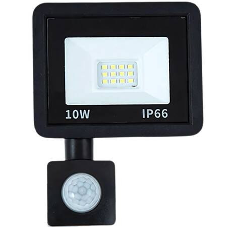 Projecteur halogène led 10w 6000k avec détecteur de crépuscule ip66