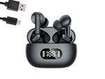 Auriculares in-ear inalámbricos bluetooth con estuche de carga led y micrófono