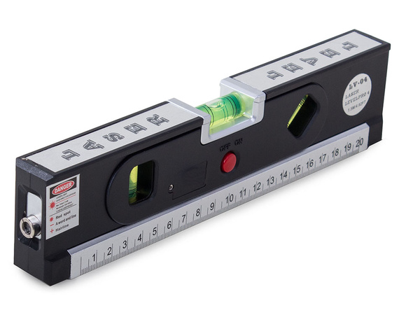 Niveau laser avec éclairage led 24 cm