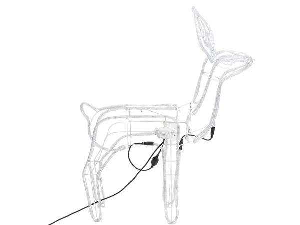 Svetleči severni jelen 216 vodil božično dekoracijo s premikajočo se glavo velikega vrta