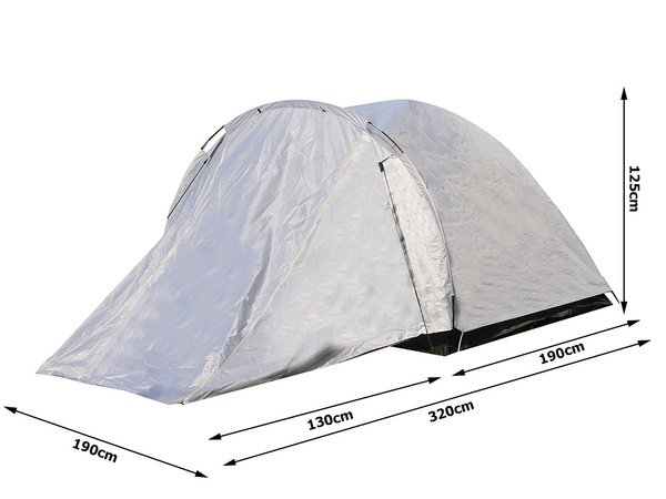 Stan pre 3 osoby kempingový turistický kryt predsiene