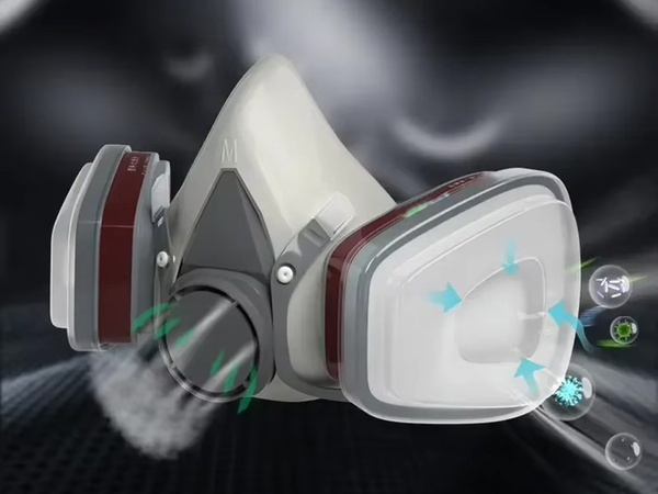 PAINTING MASK HALF MASK PROTECTIVE DUST MASK FILTERS CARTRIDGES 6200