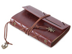 Cuaderno de viaje diario retro vintage