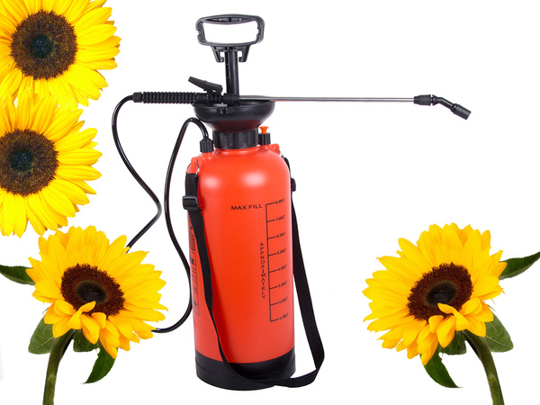Pressure sprayer garden hand sprayer long lance 8l belt