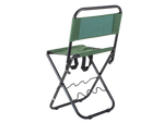Silla de pesca respaldo plegable con asa