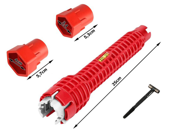 Llave de tubo para montar el grifo en el fregadero