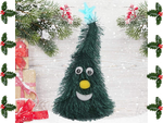 Dancing christmas tree singing singing playing gift luminous funny for monday