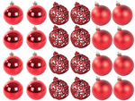 Têtes de sapin de noël 6/4/3 cm kit 100 pièces