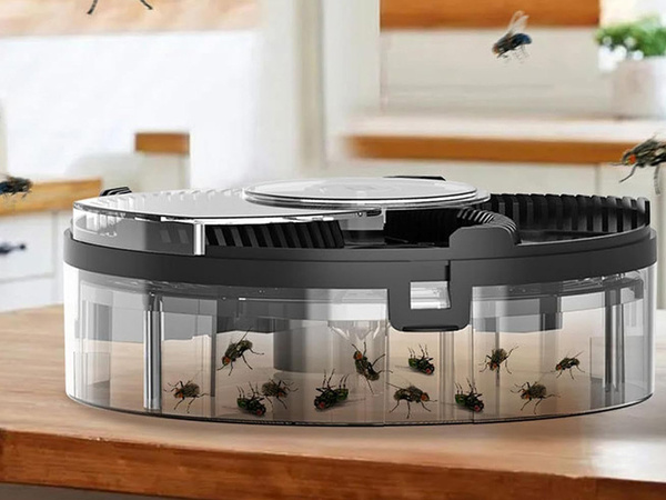 Piège à mouches électrique à pattes pivotantes attrape-insectes cafards