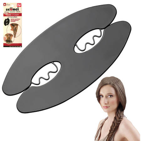 Hair pin braiding tool hair braid