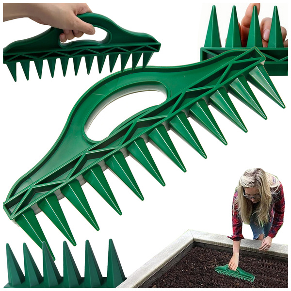 Hand-held 12-hole punch planter garden planter