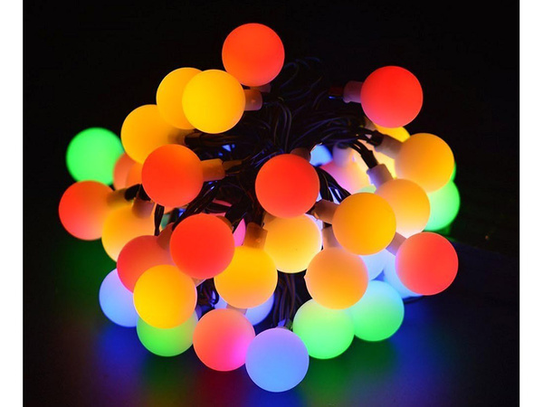Päikesepaneelide aiatuled 40 led mitmevärvilised tuled