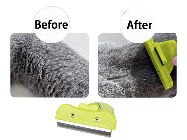 Bürste haustier trimmer für hund katze pferd haare edelstahl