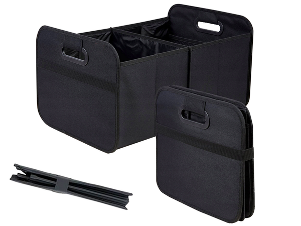 Large organiser for the boot of a car boot stiffened box