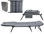 Cama de viaje plegable colchón reclinable ligero portátil cama de campaña