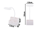 Lampka biurkowa 24 led szkolna na biurko organizer