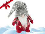 Krismaļu vīgunis sarkanais vīgunis ar krismaļu bārdu 38cm mīksts