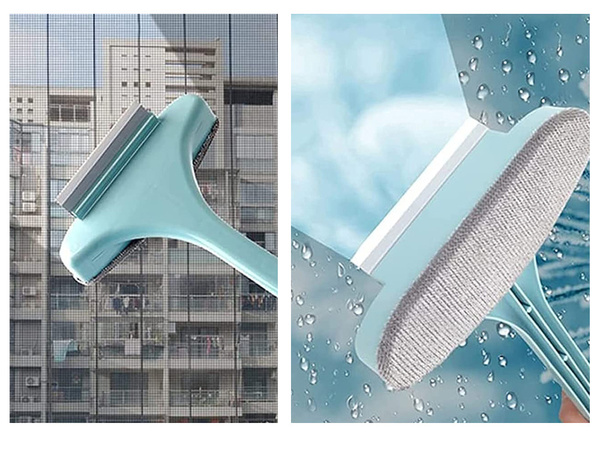 Langų valymo šepetys valytuvas 2in1