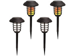 Záhradná lampa solárna baterka lampáš rgb diaľkové ovládanie