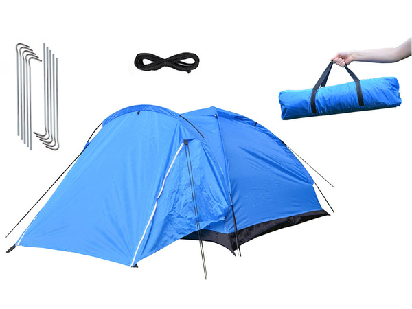 Vonkajší kempingový stan moskytiéra 2 osoby predsieň
