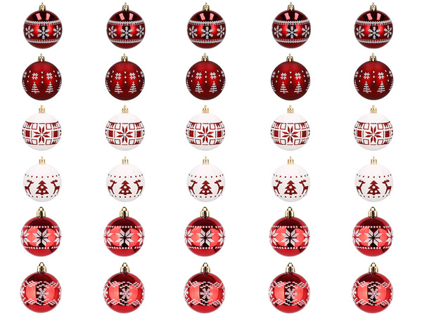 5cm choynight balls set 30 sizes non-breaking decorations