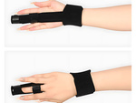 Stabilizator prstov na nogi iz tkanine za zapestje z velcro trakom