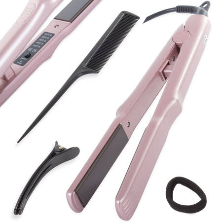 Hair straightener adjustable temp. Ceramic