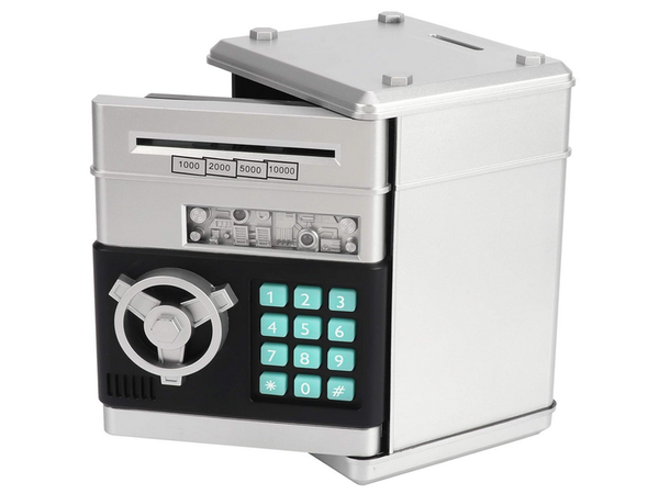 Money box cash machine access code banknotes