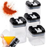 Kitchen food containers for pasta, container with seal, set of 4 pieces