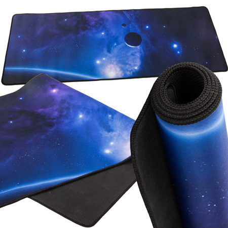 Liels biroja mousepad cosmos zvaigzdes inside the world 80x30