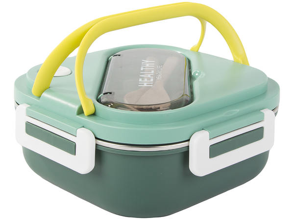 Zajtrk škatla s predali posoda za jedilni pribor mikrovalovna pečica lunchbox 1000ml