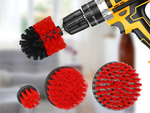 KIT DE LIMPIEZA DE COCHES CEPILLOS ALMOHADILLAS BOLSA ORGANIZADORA