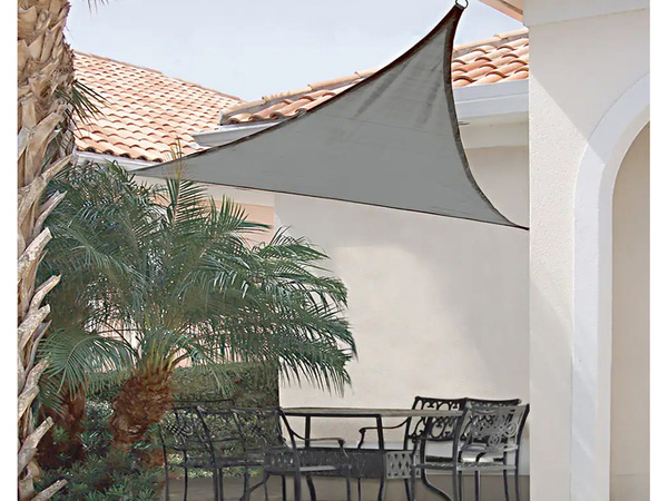 3x3x3m parasol de jardin imperméable triangle