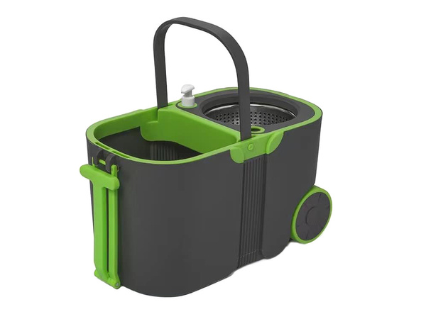 Rotačný mop 360 turbo vedro sada 2x podložky z mikrovlákna