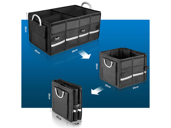 Sac d'organisation pour le coffre d'une voiture sac de coffre avec couvercle