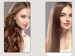 Haarglätter keramik lockenstab 2in1 twist