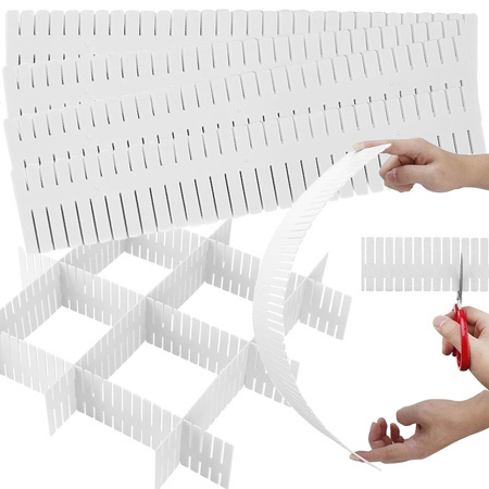Organiser desk divider drawer wardrobe separator 4 pcs