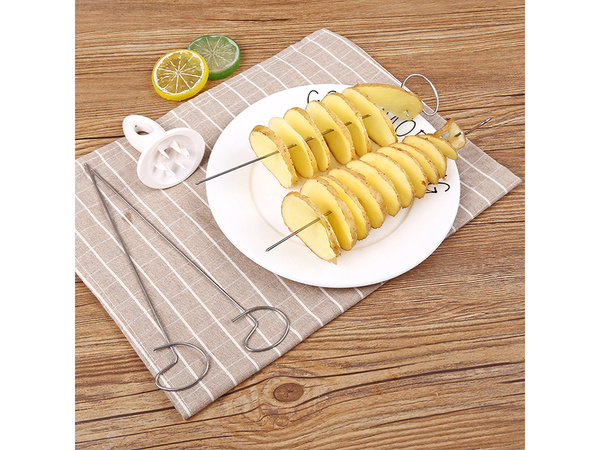 Stroj na výrobu bramborových lupínků twisted fryer