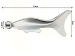 Metal massager plate body ball cold stainless steel