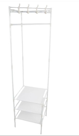 CORNER COAT RACK WHITE (20)