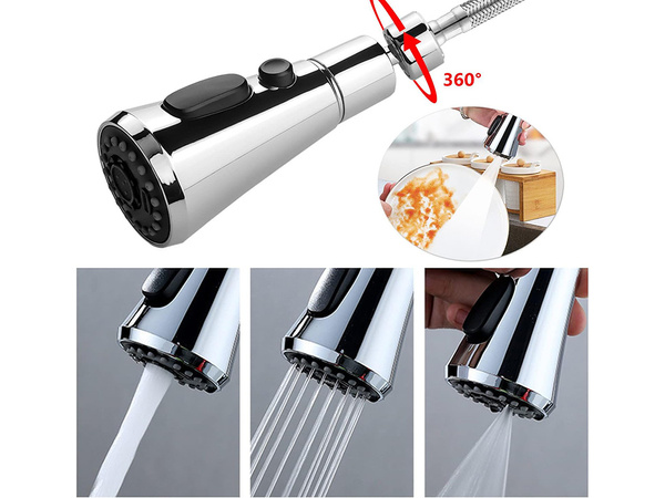 Perlador adaptador de cocina 3 en 1