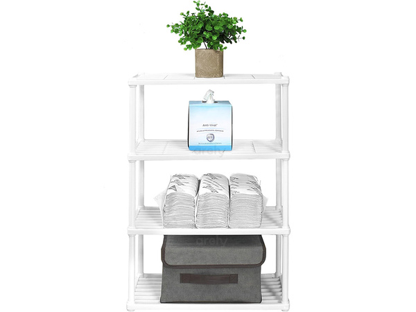 Badregal küche standregal 4 ebenen organizer