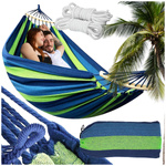 Brázíliai 2 személyes kerti hammak xxl nagy 200kg 270x160 fedélkártya