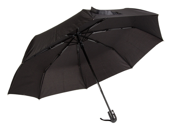 Regenschirm faltbarer regenschirm automatic fiber schwarz